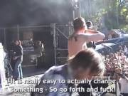 Fucking at a festival/concert