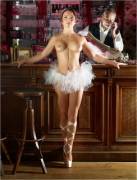 Ballerina in the bar