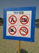 Are this nude beach's rules clear enough? (Capocotta, Roma, Italia)