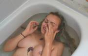 19 Year Old Hippie In Bath