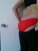 Someone wanted yoga pants being pulled up... My pleasure ;)