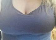 Boobs coming out to play.