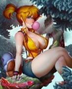 [Trainer]Misty Pinup (X-Post from Rule 34)