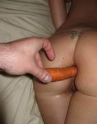 You gonna eat that carrot