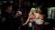 Mercedes McNab and Joleigh Fioravanti flashing and kissing