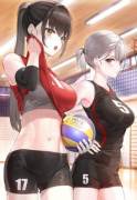 These volleyball players are in good health 