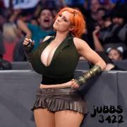 Becky Lynch BE, AE, and Thighs Expansion Morph