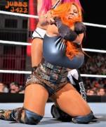 Becky Lynch Breast and Thighs Morph