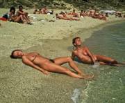Vintage nude beach - I vote 1980's