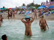 A regular day at the nude beach