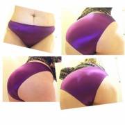 [F]elt like a purple panties collage! 
