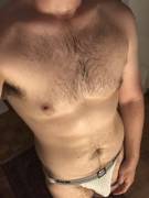 Not sure if otter or cub/bear? In any case, have a post workout jock strap.