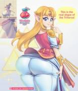 Finally some good fucking food #ThiccZelda [F Ass Expansion] by SuperSatanSon