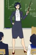 From Teacher to Perverted Schoolgirl {Animation} [Bimbofication; Age Regression] - SpaceFur