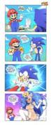 Mario's Gift (M Hedgehog -&gt; F Catgirl; MTF/TGTF, Sonic -&gt; Felicia)[Nintendo/Darkstalkers, Bowsette/Super Crown] by SpideyHog