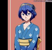 Fire Emblem Awakening: Kimono Lucina {Animation} [F Breast Expansion] - YDBunny