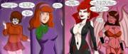 Daphne and Velma Transformed [F Human -&gt; F Vampire &amp; Succubus; Corruption] [Scooby-Doo] by PolManning