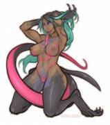 Sultry Scales and Lustful Looks (F Elf -&gt; F Salazzle Mid-TF)[Pokemon] by ShySiren