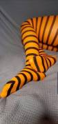 More Halloween tights. I love stripes