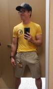 These shorts I tried on Might be a little to tight..