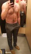 Back in the fitting room for dress pants...how do these fit?