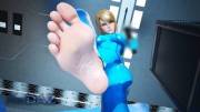 Samus about to step on your face