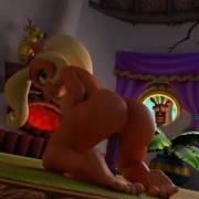 Coco riding a dildo. (telehypnotic)