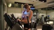 Gracie Thibble at the gym