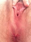 Just a little hair in this one, but doesn't that butthole look tight? 