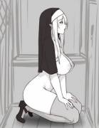 Sister waiting for the next sinner [houtengeki]