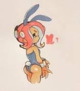 bunny butt [Pon_tomato512]
