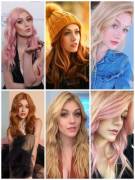 Shades of Kat: Red, Blonde, &amp; Pink