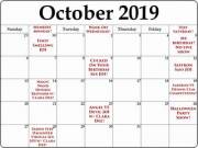 What's Cumming: October 2019!