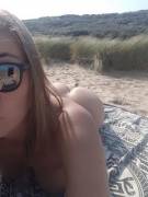 Selfie on the nude beach