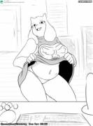Various Toriel request sketches [LaundryMom]