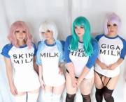 (@rachelnycole) Mega milk, Giga milk, slim milk, just milk