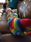 [OC] Some colorful stripes and toes [F]or you :]