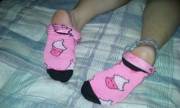 What Do You Think Of My Cup Cake Socks On My Petite Size 4 1/2 Feet? Let Me Know!