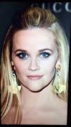 Reese Witherspoon takes my BIG LOAD OF HOT CUM to her hot face!!!!