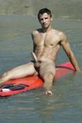 Surf's up! And so is Simon Dexter.