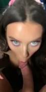 Homemade Porn - Beautiful Brunette Babe Lana Rhoades Giving a Blowjob