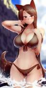 Sexy Kagerou in Bikini