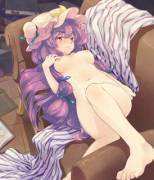 Patchouli lying on the couch