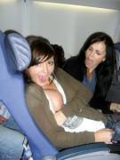 Young Teen Showing Tits On Plane
