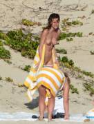 Victoria Secret Model Edita Vilkeviciute nude on the beach - via /r/celebs
