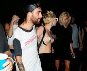 Miley Cyrus Topless pics from after party
