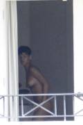 Rihanna caught naked changing in Barbados