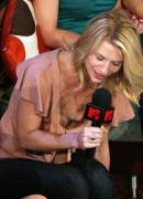 Claire Danes tit slip on MTV