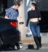 Ariel Winter likes her new tight midriff showing.