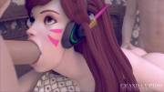 Dva Double Penetration And Throat Fuck Close Angle [Overwatch] (Grand Cupido)